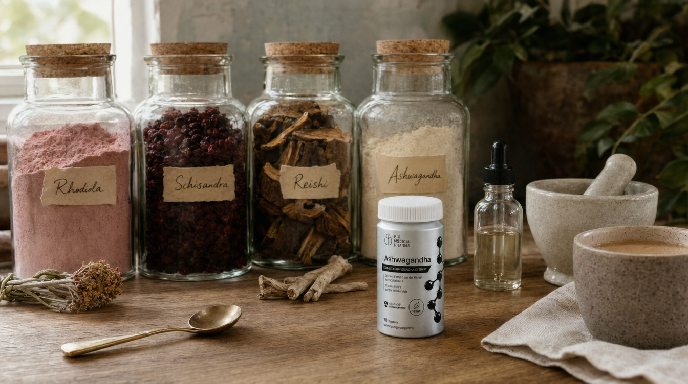 Editorial cover for adaptogens evidence article