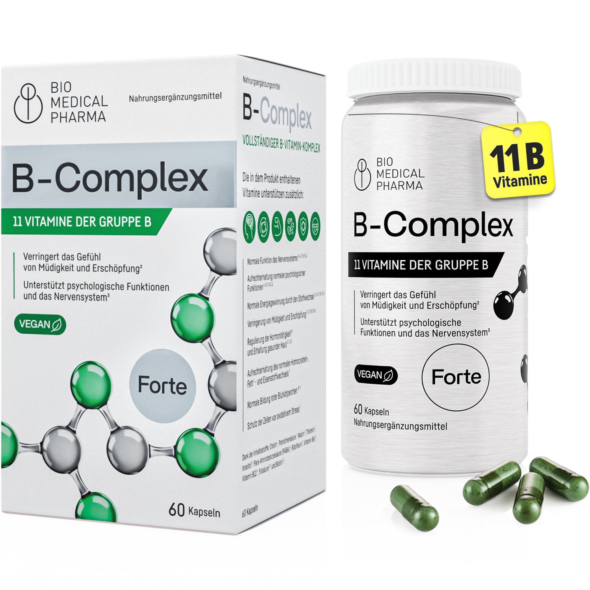 Bio Medical Pharma B-Complex — 11 B-vitamins in active forms