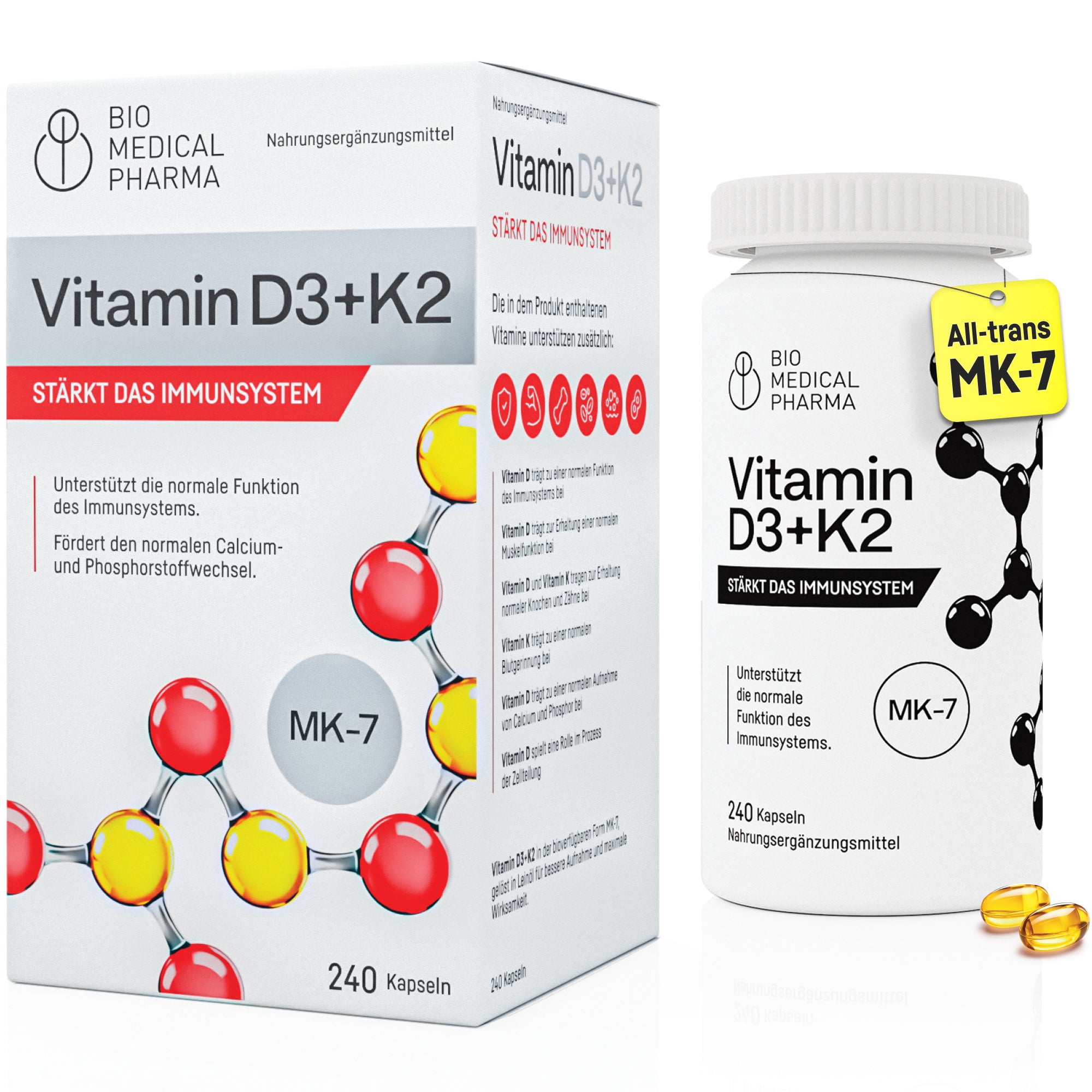 Bio Medical Pharma Vitamin D3+K2 MK-7 — winter essentials