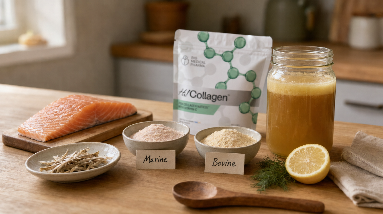 Editorial cover for marine vs bovine collagen article