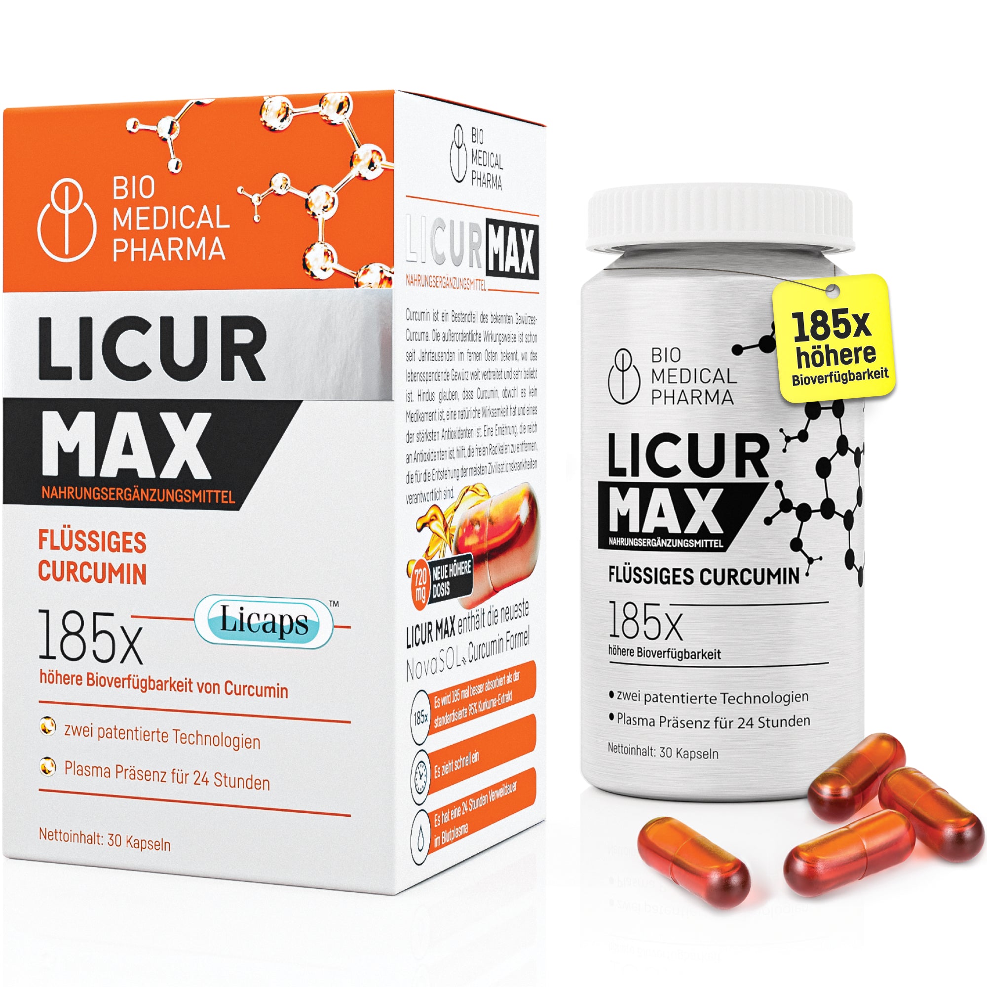 Bio Medical Pharma Liquid Curcumin Capsules – Licur Max 30