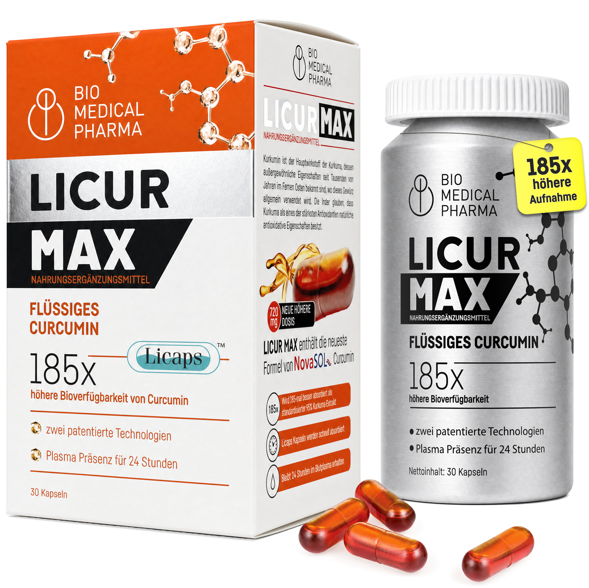 Bio Medical Pharma Liquid Curcumin Capsules – Licur Max 30