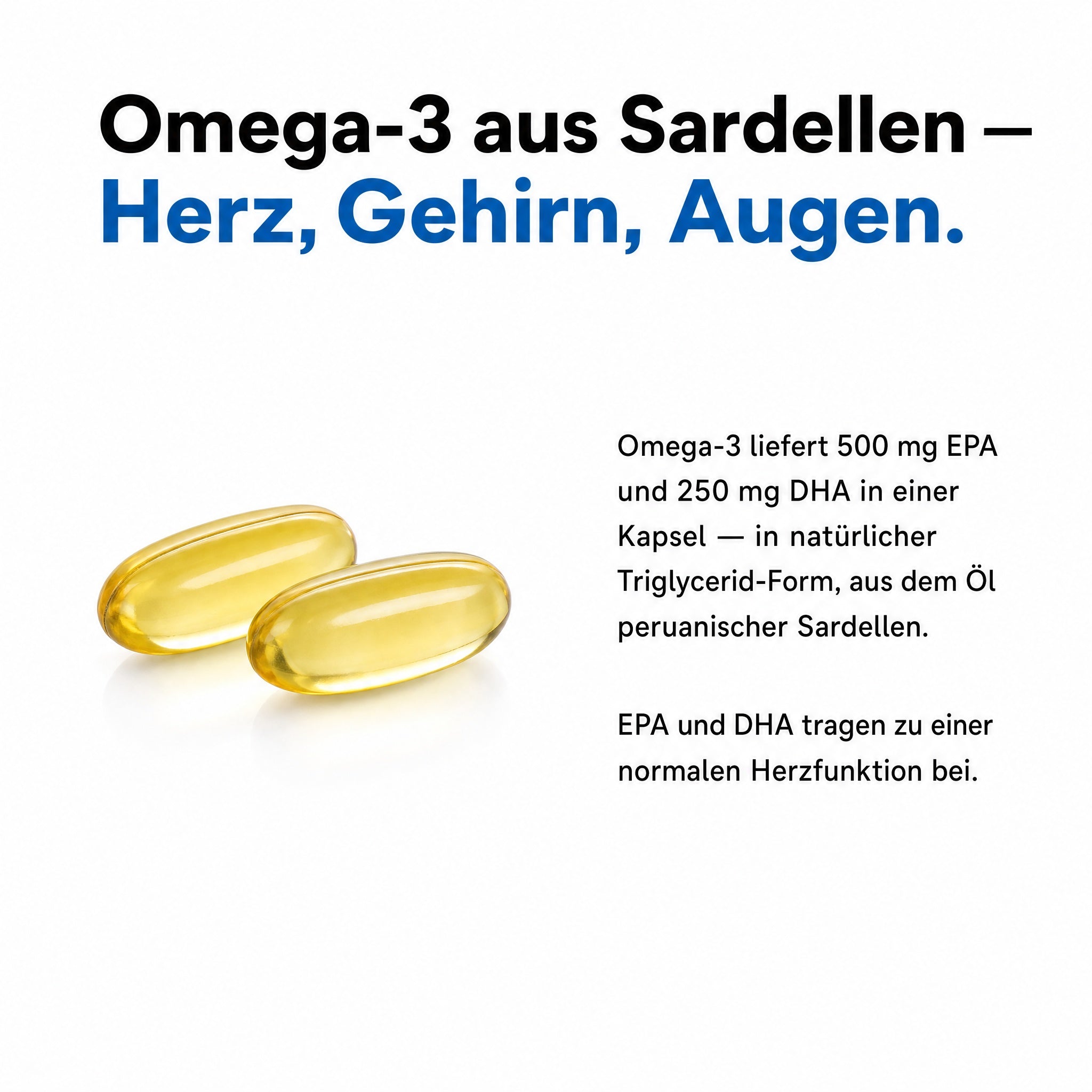 Bio Medical Pharma Omega-3 Fish Oil Capsules – High Strength EPA & DHA