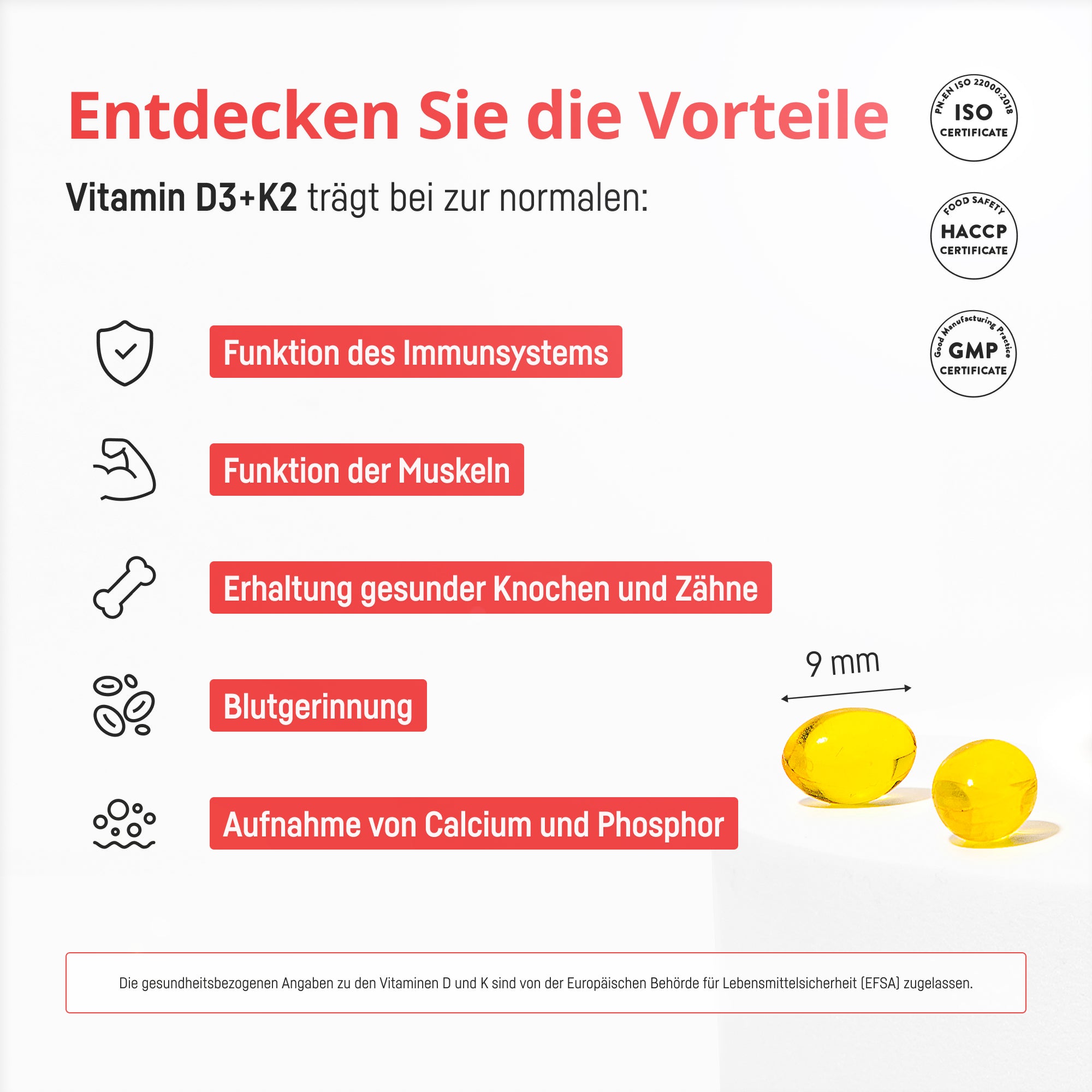 Bio Medical Pharma Vitamin D3 K2 MK-7 – Immune & Cardiovascular Health