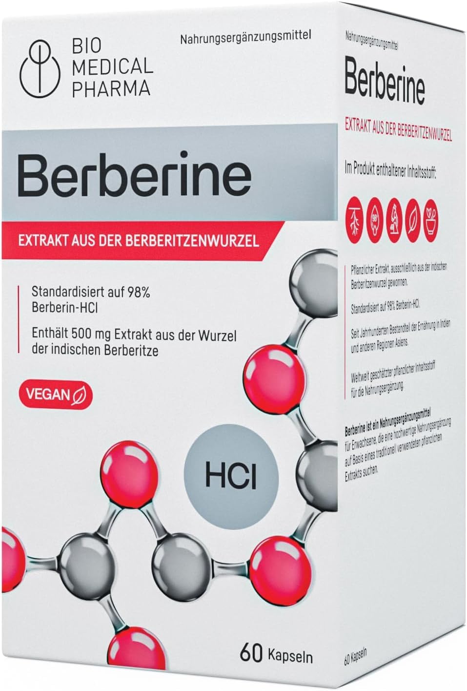 Bio Medical Pharma Berberine HCl 98% — gut-microbiome-mediated metabolic research