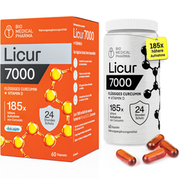 Bio Medical Pharma Curcumin Capsules with Vitamin D – Licur 7000