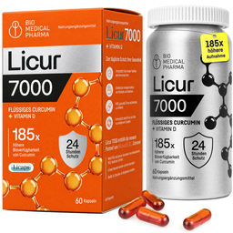 Bio Medical Pharma Curcumin Capsules with Vitamin D – Licur 7000