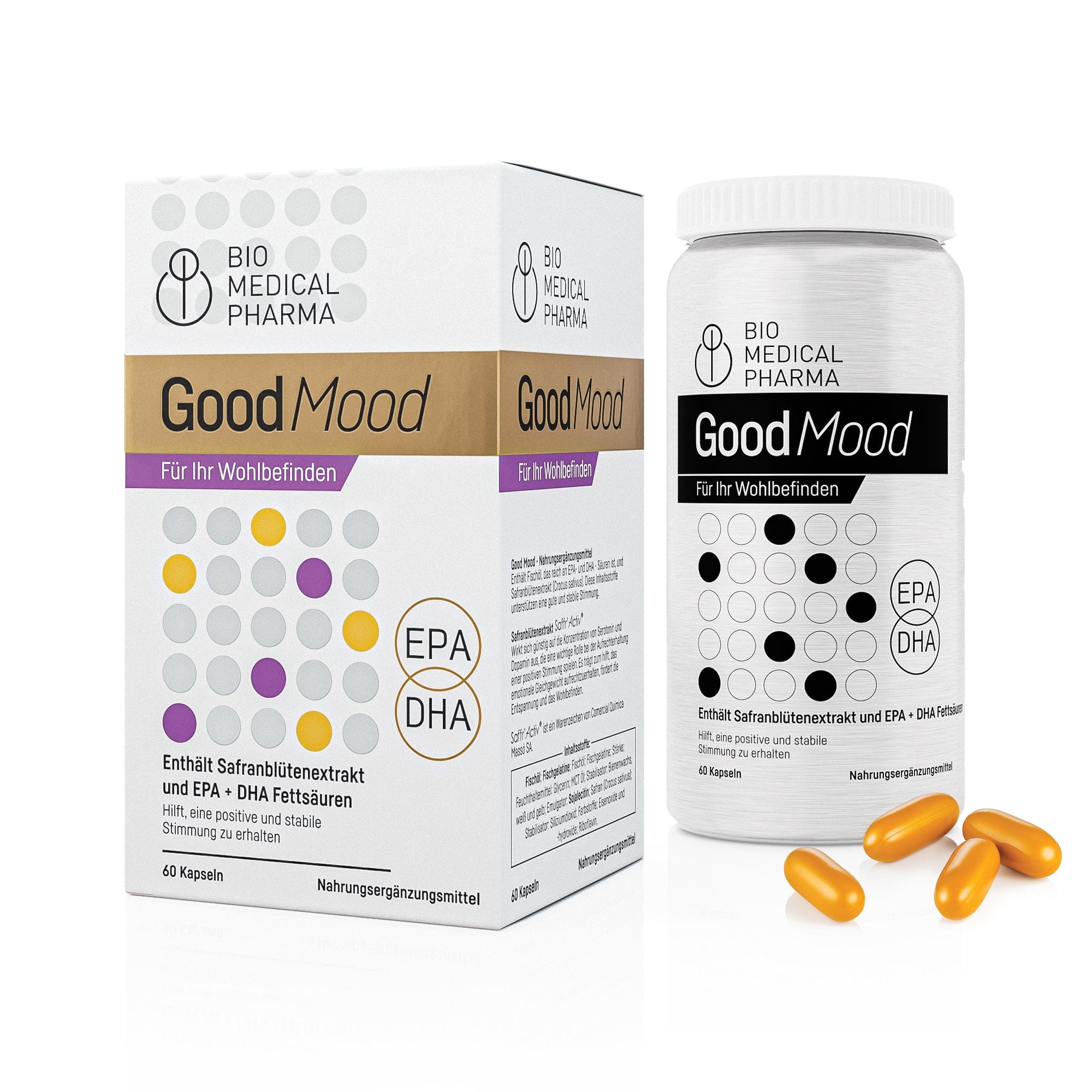 Bio Medical Pharma Omega-3 Fish Oil EPA & DHA with Saffron – Good Mood