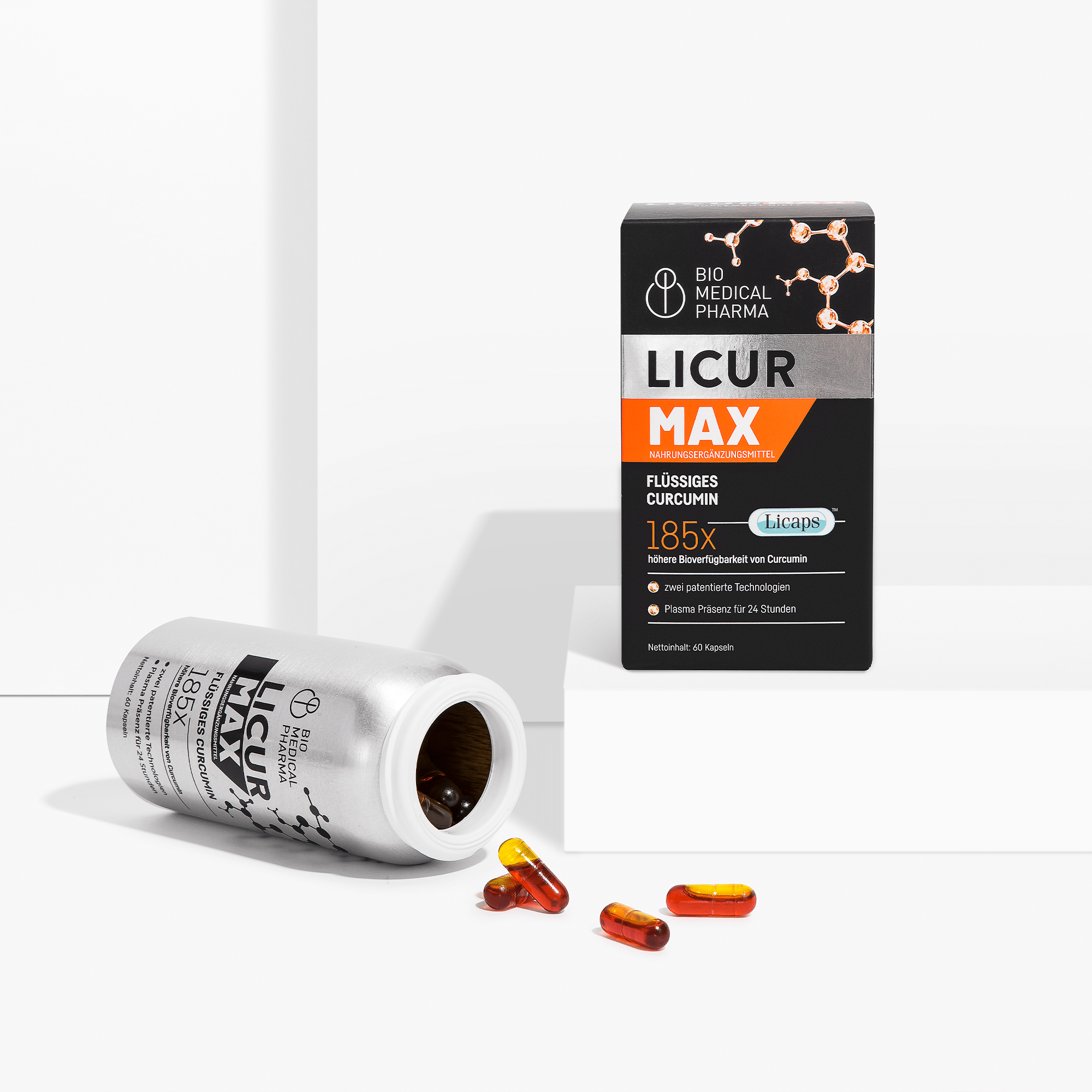 Bio Medical Pharma Turmeric Liquid Capsules – Licur Max 60